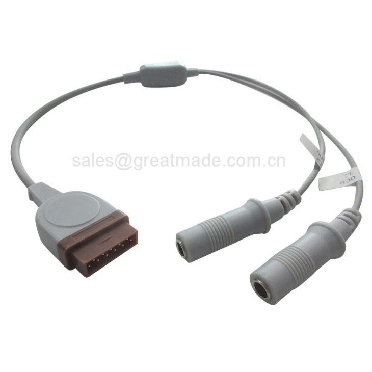 Compatibil cu cablul adaptor pentru proba de temperatură GE