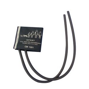 Infant Dual Tube NIBP Manșetă pentru monitorizarea presiunii sanguine, Circumferință de brat 10-19cm
