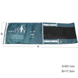 Adulți mari cu un singur tub pentru bărbați pentru monitorizarea presiunii sanguine