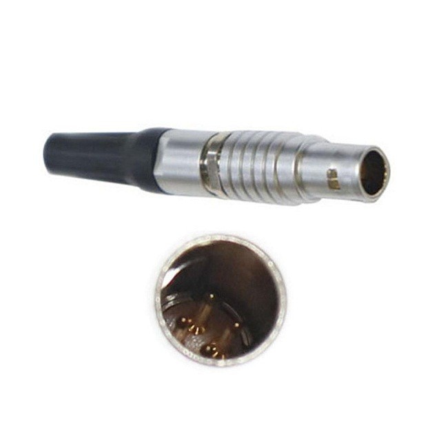 4 Pins 0B Metal Aviation Electric Connector, Small Cable Male Female Connector, Circular Metal Push Pull Plug Socket