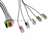Set de Leadwire compatibil Pro1000, 5-Lead, Grabber, IEC, 100CM și 2PIN.