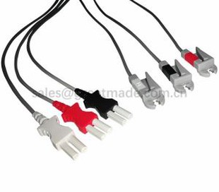 Seturi de plumb compatibile Spacelab Ultraview 90369 Tru-Link, 3-Lead, AHA, Grabber