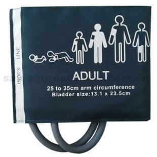 Adult Dual Tube NIBP Manșetă, Circumferință de 25-35cm