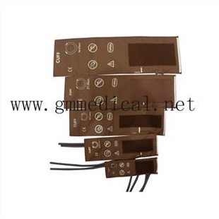 Reutilizabile tensiune arterială cu tub dual (infant, pediatric, adult mic, adult, adult mare, thigh.without conectori.