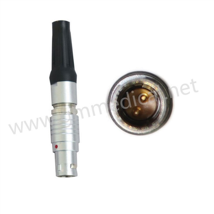 M12 Size Circular Push Pull Self-Latching Connector B Series Straight Plug