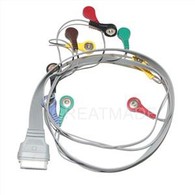 Compatibil EDAN Holter/recoder SE-2003/SE-2012 10-plumb Ecg Holter Cablu Snap Tip