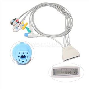 Cablu de telemetrie 5-ECG Grabber plus Spo2 pentru HP MX40